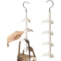 Deux étagères suspendues - idéales pour la cuisine, la chambre, etc. - gain de place - blanches