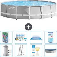 Intex Piscina Prism Frame Rotonda - 427x107 cm - 9-pezzi S556