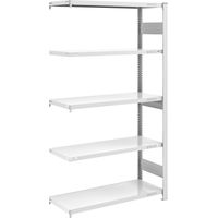 hofe, Rayonnage emboîtable pour charges lourdes, gris, double