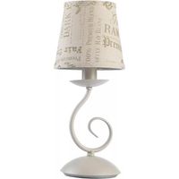 lampada da tavolo onli "polette" sabbia, e14