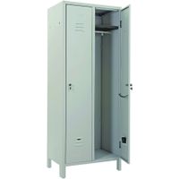 2-Sitzer-Ankleideschrank mit Lock-in-Kit