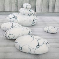 VERCART Stein Felsen Muster Kieselstein Kopfkissen, Akzent Bodenkissen, Kinder Spielen Dekokissen, Zuhause Natur Dekorations Kissen, Hintergrund Requisiten Kissen, Ottomane und Poufs, Velours, 7 Stück