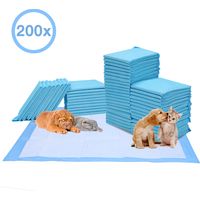 Randaco 200X Tappetini per cuccioli, Tappetini da toilette per cani, tappetino assorbente, Lenzuolo per cani 60 x 60 cm