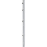 ALBERTS Zaunpfosten, inkl.Klemmlasche, Bohrabst:400mm, feuerv., 60x40/2250mm, Zub.im Pfosten