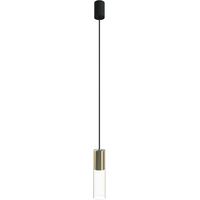 Lampada a sospensione Nowodvorski CYLINDER 7868 ottone vetro