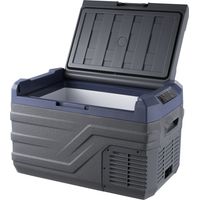 Mophorn 30L 12 Volt Autokühlschrank Tragbarer Gefrierschrank Einzelzone -20 °C-20 °C Eingebautes Licht 12/24 V DC 100-240 V AC Kompressorkühler für Outdoor-Camping Wohnmobil