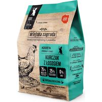 Wiejska Zagroda Poulet au saumon nourriture sèche pour chats 400g