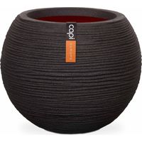 Capi Pot a fleurs Nature Rib rond 40 x 32 cm noir KBLR270 424217