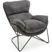 Sillón Houston 1419 , 85x75x88cm, Tapiz, Patas: Metal, 0