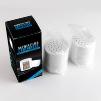 Cartouches de rechange pour filtre de douche 20 niveaux, lot de 2 en boîte cadeau