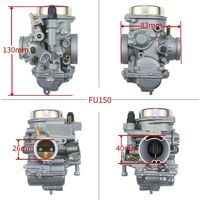 Carburateur adapté aux scooters SIZUKI RAIDER150 et RAIDER SHTRIA FU150.