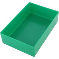 Caja de surtido con compartimentos de polipropileno verde 108 x 162 x 45 mm H眉nersdorff H脺NERSDORFF WE6224