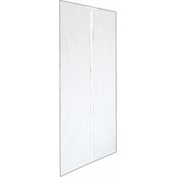 ZANZARIERA C/VELCRO X PORTE 140X240 BIANCA A STRISCE MAGN. RIDUCIBILE