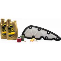 Kit Révision Filtres Bougies pour PIAGGIO Beverly 350 ie Sport Touring de 2012 à 2015 - ENI I-RIDE SCOOTER 15w50 2L