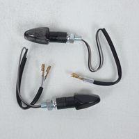 paar led blinker focus schwarz rauch chaft für motorrad suzuki