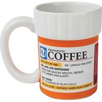 Mug en céramique, mug en forme de flacon de médicament