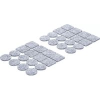 Jeu de protections antidérapants gris tacheté 32 pièces