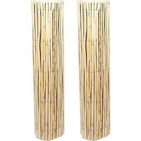 Natürlich gespaltenes Schilfrohr für den Garten, 1 x 10 m, geeignet für Sichtschutz, Begrenzung oder Beschattung
