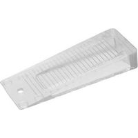 Cale de porte 100 mm 16 mm plastique transparent - 500615