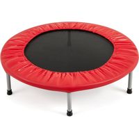 Mini trampoline pliable, 97 cm, capacité de charge 150 kg, rouge