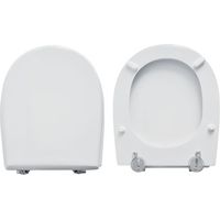 Copriwater Roca Atlanta compatibile in poliestere bianco