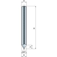 FREUD Bit per scanalature a V - Ø8 H8/70 Q8 Z1 - F03FR01634 -20-16008P