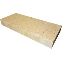 Dalle réfractaire dense 500 x 200 x 60 mm - 40 % d'alumine
