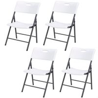 Lifetime Faltstuhl 4er-Pack Weiß