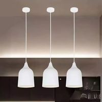 Copy Of Lampadario A Sospensione Argento Con 2 Sfere In Vetro Bianco Attacco G9 E27 33498