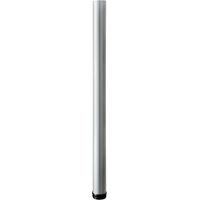Hettich Möbelfuß 6,0 x 84 - 87 cm Aluminium-Optik - 1 Stück Möbelfuß