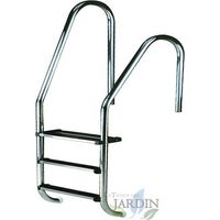 Escaleras para piscinas con peldaño de seguridad, modelo a elegir