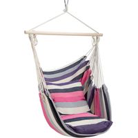 Chaise hamac brésilienne, rose - Usage intérieur/extérieur