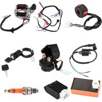 Zoternen Starterrelais, Motorkabelbaum, Hochleistungszündkerze für 50ccm 70ccm 90ccm 110ccm 125ccm Elektroquad