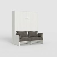 Cama matrimonial abatible con sofá Sofà Kentaro - Fresno