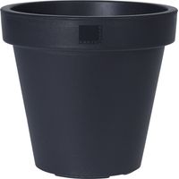 Pot de inyección de antracita - resistente a los rayos UV - Robust Polypropylene - Ø20x20cm - Outdoor