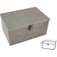 Boîte à outils en tôle 60710 Fiat tracteurs 420x130x130 mm Cermag
