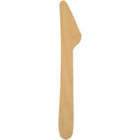 Couteaux en bois 16,5 cm PURE 100 pièces.