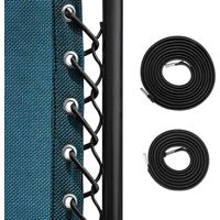 DELKEVIC Universal Replacement Cords for Zero Gravity Loungers – Lengths: 2.45m and 1.45m – Compatible with Standard and XL Chairs