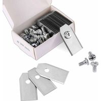45 x Titanium Blades for All Husqvarn/Automower/Yardforce/Gardena Robotic Lawnmowers (3g-0.75mm) with 45 Screws, Replacement Blades for Models 105, 310, 315, 320, 420, 430x, r40i...DEBUNS
