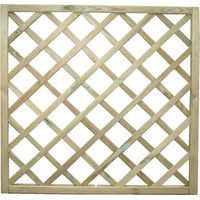 1PZ GRIGLIATO PINO IMPREGNATO MOD.35 CM.90X90H