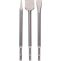 Accessories 3 pièces it de burins SDS plus (pour le béton et la maçonnerie, accessoires pour marteau burineur) Argent