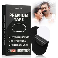 30 Pièces Mouth Tape for Sleeping, Bande Buccale pour Dormir, Strips Pour Améliorer Le Ronflement Développez l’Habitude de Respirer Par la Bouche