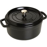 STAUB Cocotte Rund, Gusseisen, Schwarz Matt, 12 cm