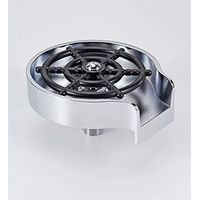 Lave-verres pour évier, nettoyant pour vitres d'évier, lave-verres, brosse à verre pour évier de bar, acier inoxydable, lave-bouteilles, accessoires d'évier de cuisine, lave-verres, argent
