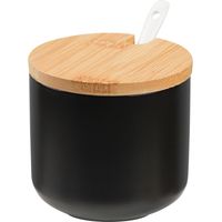 250ml Céramique Sucrier Rond Seasoning Containers Pot à épices Sel Spice Jar Condiments boîte avec Cuillère ,bocaux et boîtes à épices de cuisine