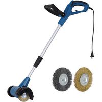 Brosse à désherber électrique 400W – Poignée télescopique réglable 95-123 cm – Vitesse 1800 tr/min – Protection anti-projection – CFH
