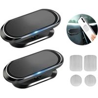Support Telephone Voiture Magnetique, Porte Téléphone Voiture Aimanté, Aimant Telephone Voiture, Rotation 360° Support de Voiture Magnétique, Compatible avec iPhone/Samsung/Huawei/XIAOMI etc.