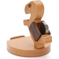 Cute Horse Mobile Phone Holder Wooden Smartphone Stand Desktop Stand for All Mobile Phones Animal Phone Holder Desk Ornament