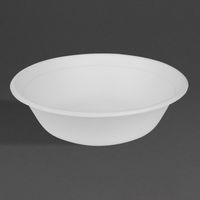 Bols à poke en bagasse Fiesta Compostable 909ml (lot de 50) - 208 x 208 x 150 mm - FIESTA RECYCLABLE