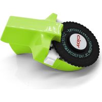 Mini Portable Manual Label Maker DIY 3D Embossing Label Writer Printer Typewriter with Plastic PVC 9-Green